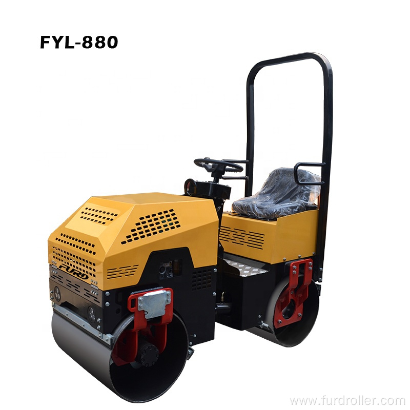 Brazil Hot Selling 1000kg Small Tandem Vibrating Roller