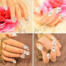 lady nail fashion/3d alloy nail art designs/nail supplies/nail art product/