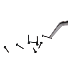 Flat head cross flat tail M0.8 SUS410 glasses micro screw