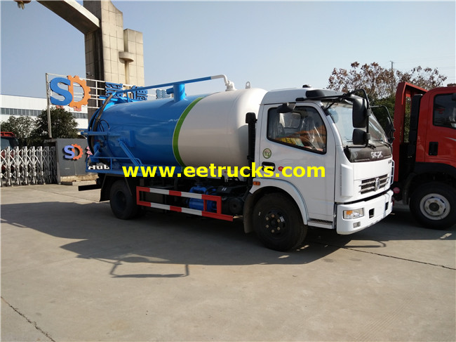 8cbm 4x2 Waste Vacuum Trucks