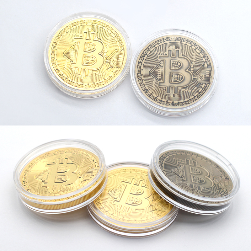 Wholesale Custom Metal Engraved Bitcoin Coin, Custom Souvenir Coin