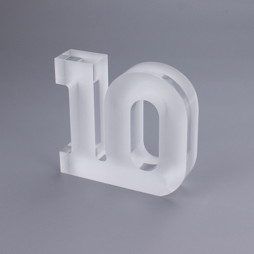 Large Clear Acrylic Numbers For Displaying