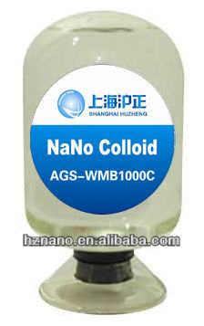 Colorless and transparent nano silver solution