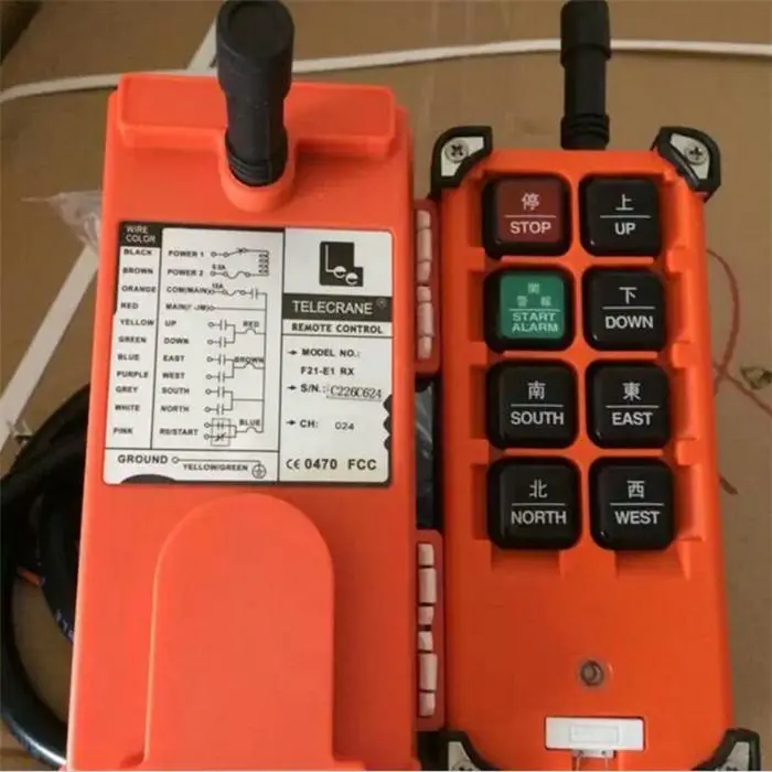 8 Channel 110/220/380V Overhead Crane Hoist Wireless Remote Controller