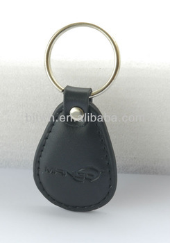 RFID key fob NFC leather key ring
