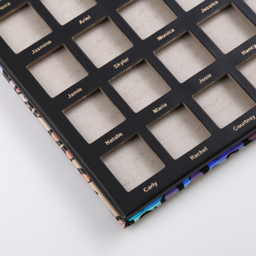 custom holographic cosmetic makeup eyeshadow palette