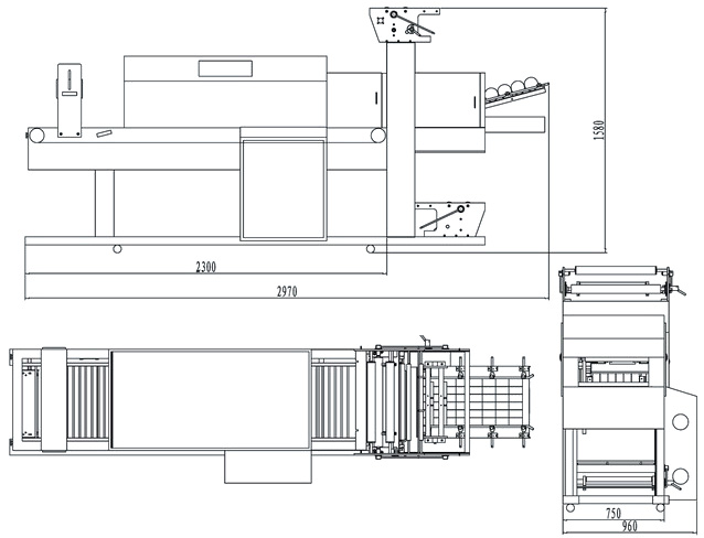 Automatic Web Sealing Shrink Wrapper Automatic Web Sealing Shrink Wrapper
