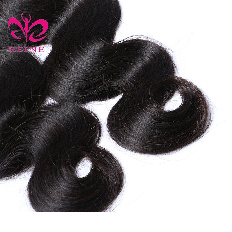 REINE 10A grade top grade wholesale super quality double drawn mink virgin unprocessed peruvian human hair bundles extensions