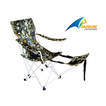 Oversized Printed Beach Chair With Foot Rest