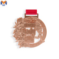 Médaille de métal en or rose vaut le coût