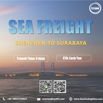 Freight Ocean Sea desde Shenzhen a Surabaya Indonesia