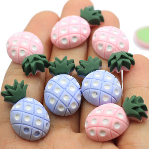 Fabriek Nieuwe Aankomen Radijs Ananas Hars Slime Charms Cabochons Plaksteen Wortelen Ananas Groente Fruit Slime Charms