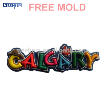 CALGARY tourist gifts custom cities fridge magnet