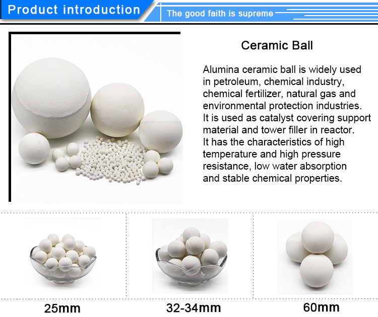 hot sale 92% al2o3 alumina grinding ball beads support media ceramic balls 6mm 19mm 25mm for ball mill