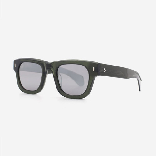 Classic Square Acetate Unisex Sunglasses 24A8012