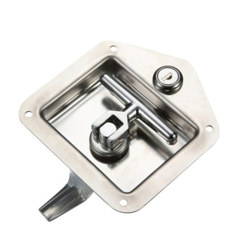 Tool Box Lock Replacement Silver Mirror-Polished SS Panel Locks