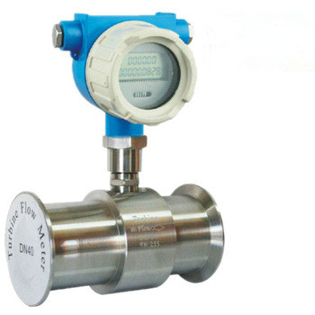 digital liquid stainless steel turbine sanitary water flow meter With 4~20mA with low cost