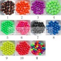 Wholesale Rubber Neon Acrylic Round Beads in Jewelry making