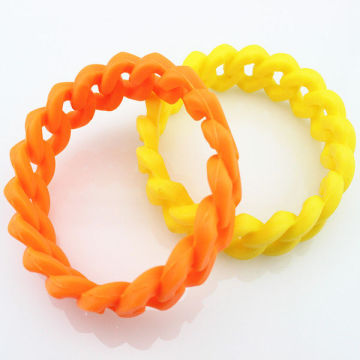 Power Balance Customized Silicone Bracelets , High Tactile Unique Silicone Bangle