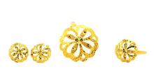 Lucky Leaf Jewelry Set K Gold