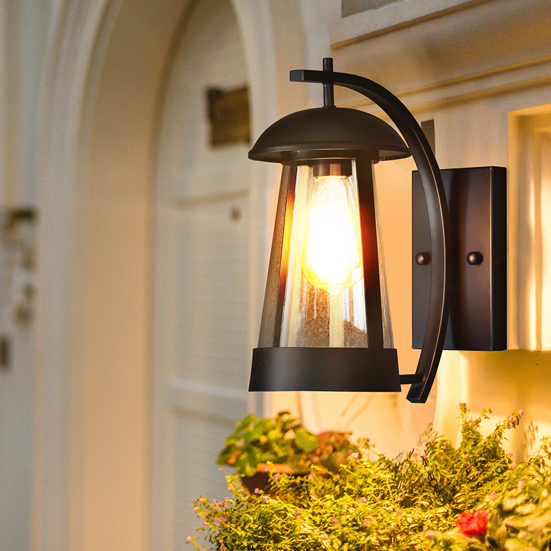 Black Outdoor Wall LampsofApplication Wrought Iron Sconces