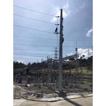 Utility Mast für elektrische Energie