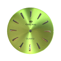 Green Dial For Watch With Sunray Texture