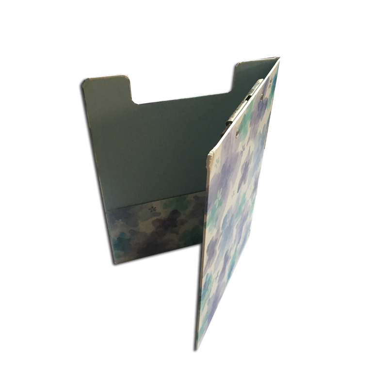 Office Stationery Decorating Paper Clipboard with Cover