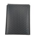 Black Metallic Bubble Mailer Customized Logo Size