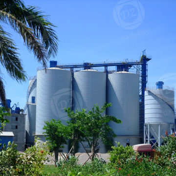 Building materials slag powder corrugated steel plate silo