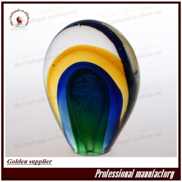 Hand Blown rainbow glass crafts for trophy