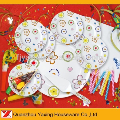 YaXing melamine 8PCS CAKE PLATE