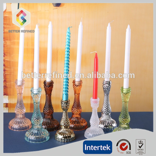 wholesale glass taper candle holders