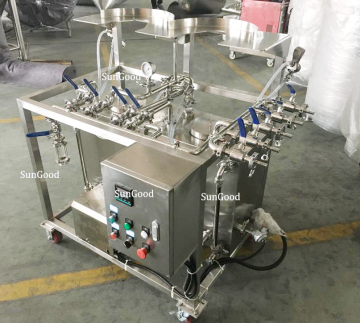 Two station keg washer manual double keg washer