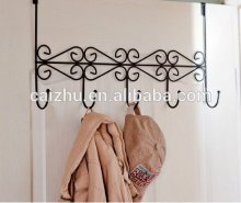 Wall mounted clothes door hanger rack coat hook