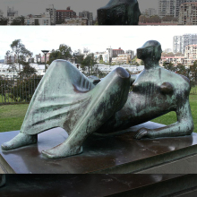 large outdoor metal crafts garden decoration abstract human sculptures