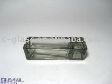 square glass ashtray