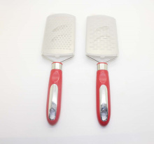Hot selling product stainless steel cheese grater nutmeg grater coconut grater with plastic handle for fruit