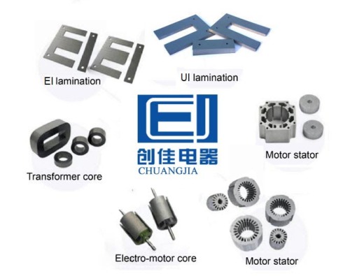 Chuangjia Silicon Aço Folha de ferro EI 133.2 Grau 800 600 0,25-0,5 mm