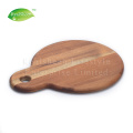 Planche à découper en bois multifonctionnelle de forme ronde