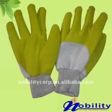 latex half coated or dipped gloves