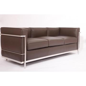 Full Grain Leather Le Corbusier LC2 Sofa Replica