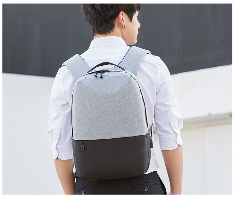 Multifunction USB Charging Men College Books Bags 15.6 Inch Laptop Backpack For Travel