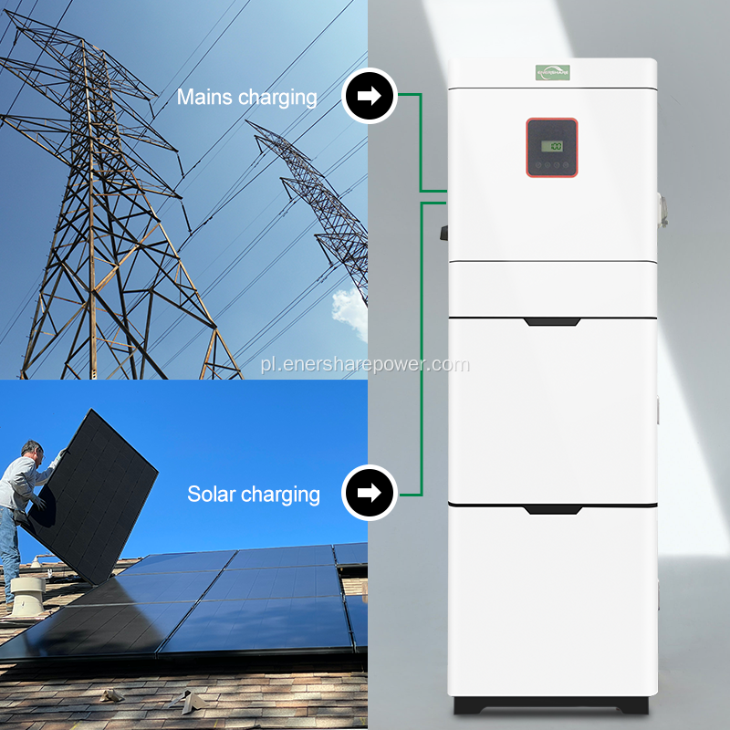 Hybrydowy system słoneczny 5 kW 10 kWh do użytku mieszkalnego