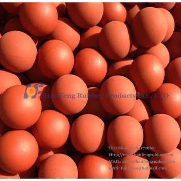 solid rubber balls
