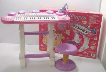 plastic toy piano