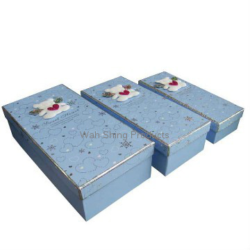 Printed paperboard flip box