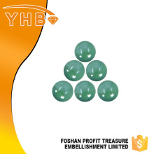 YHB volume production latest colorful Azure Green ceramic applique dress designs for custume