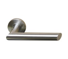 Mitred Straight Lever Handle On Rose