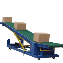 Logistics Truck Loading Unloading Conveyor System with Hydraulic Lifter